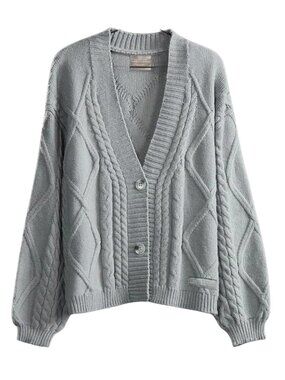 Taylor Swift The Tortured Poets Department Cardigan sweater gray size M / L
